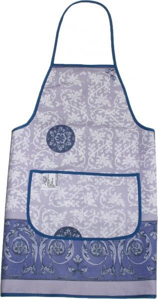 Фартух із нагрудником бузковий із синім Ярослав