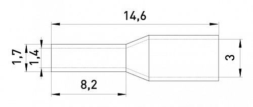 Наконечник втулковий E.NEXT e.terminal.stand.e1008.green ізольований 1,0 кв.мм 100 шт. зелений 