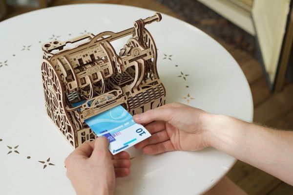 Деревянный 3D-конструктор UGEARS Кассовый аппарат