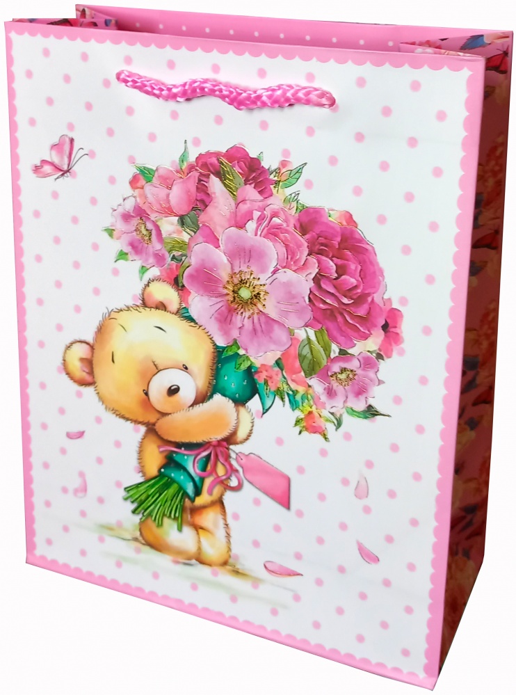 Пакет подарочный 23Х18 см