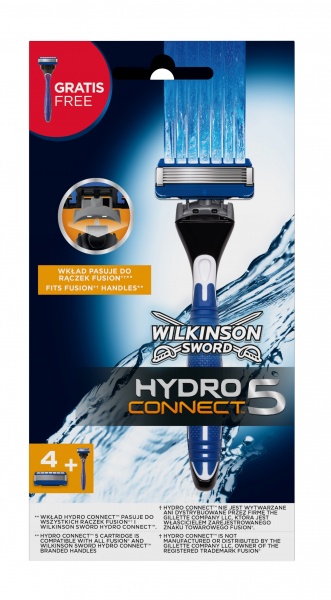 Станок для бритья WILKINSON SWORD HYDRO Hydro 5 Connect Clampack 1+5 5 шт.