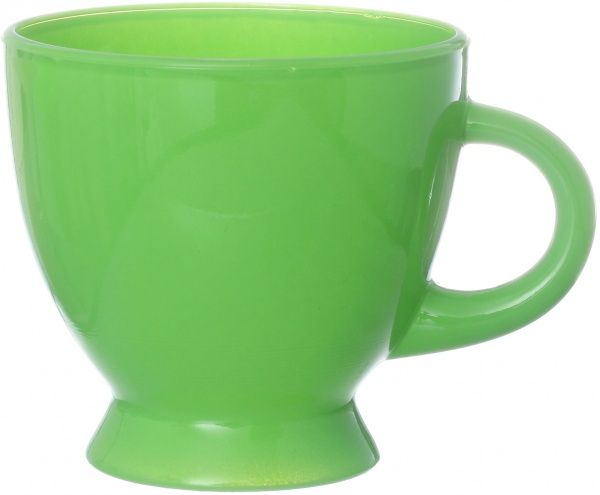 Чашка с блюдцем 230 мл зеленая Glasmark