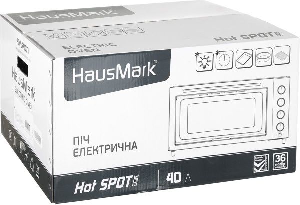 Электрическая печь HausMark HSO-4015BL 