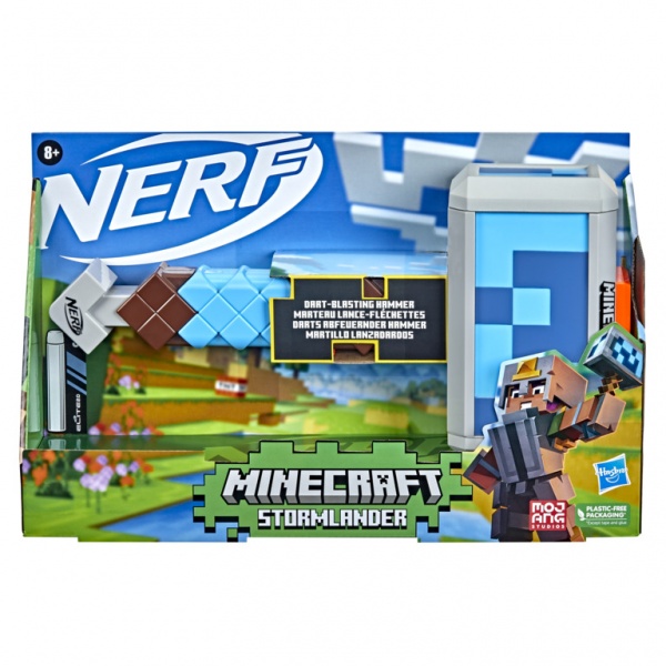 Молот игрушечный Nerf Штормландер серии Майнкрафт F4416