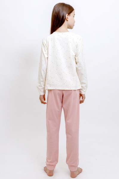 Пижама для девочек KOSTA р.122–128 молочный 2515-3 
