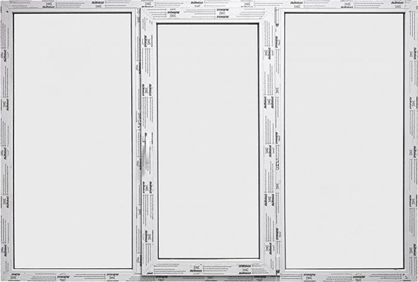 Окно поворотно-откидное ALMplast 60 1750x1410 мм правое