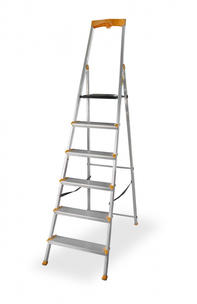 Драбина-стрем’янка Drabest PRO MAX 6 (DR-AL-D6-MAX) з органайзером