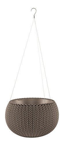 Горщик пластиковий Cozies S круглий 3,2л коричневий 