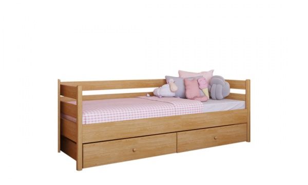 Кровать Паола 90x200 см бук 