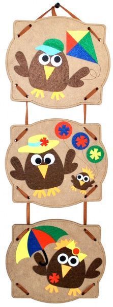 Набір для творчості Аплікація Ворони