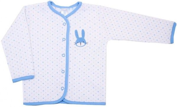 Кофточка детская Baby Veres Hello Bunny р.74 белый с голубым 