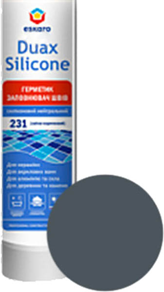 Герметик силиконовый Eskaro Duax Silicone №288 темно-серо-синий 300 мл