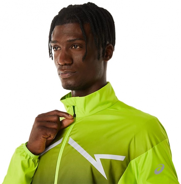 Ветровка Asics LITE-SHOW JACKET 2011C745-300 р.XL зеленый