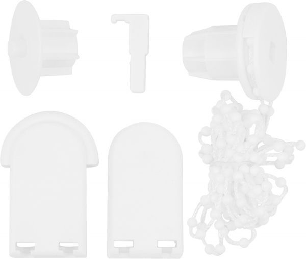 Ролета стандарт Delfa Роза 140x170 см белая 