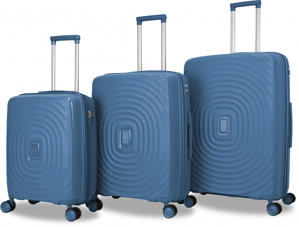 Чемодан Tucci MS-2564 L 88 л голубой