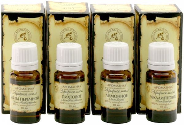 Набор эфирных масел Ароматика для лазні та сауни 40 мл 