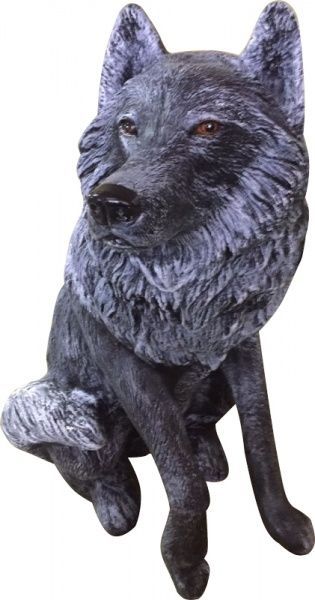 Скульптура садовая Волк