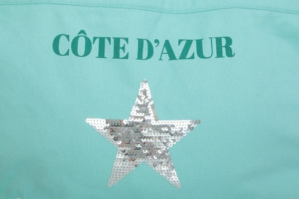 Сумка пляжная Luna Cote 54х36х15 см ментол