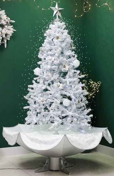 Сувенир новогодний елка с основанием которая снежит 115х190 см U170-FSS 