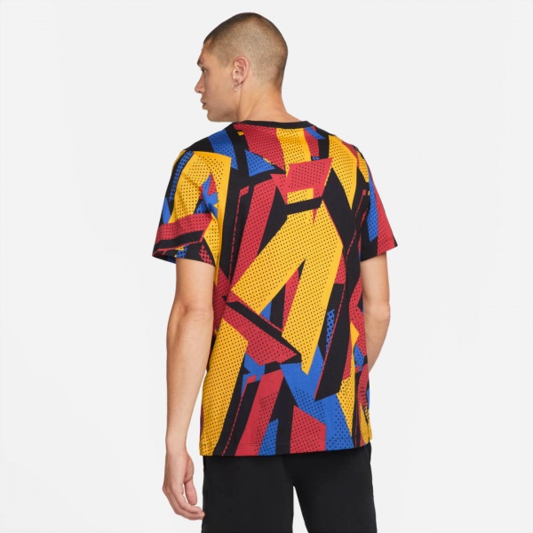 Футболка Nike M NK DF TEE SU PRINT DM6253-405 р.M різнокольоровий