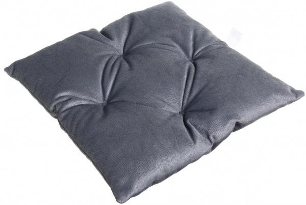 Подушка стеганая 4 закрепки ромбом серый Missoni 30