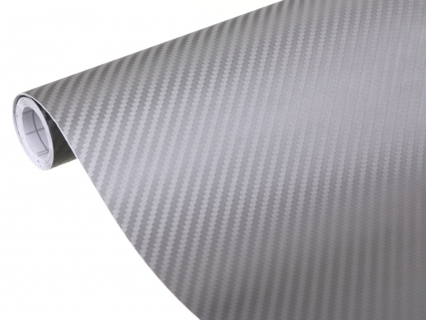 Пленка самоклеющаяся защитная серый карбон 0,67x2 м