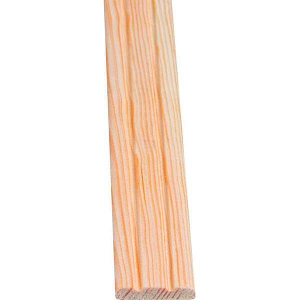 Планка фігурний Woodprofile декоративна 5x27x2000 мм сосна Б в/г