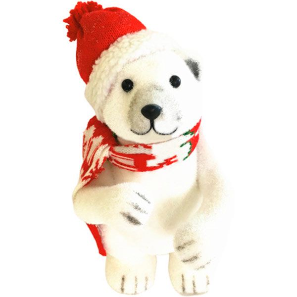 Декоративна фігура Ведмідь в шарфику JMF17413 29 см