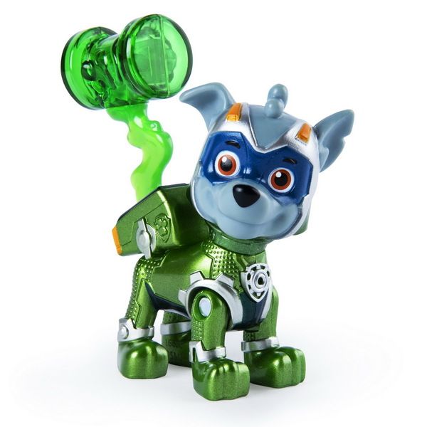 Фігурка колекційна Spinmaster Paw Patrol Рокі з механічною функцією (серія Мегацуценята) SM16655/9696 