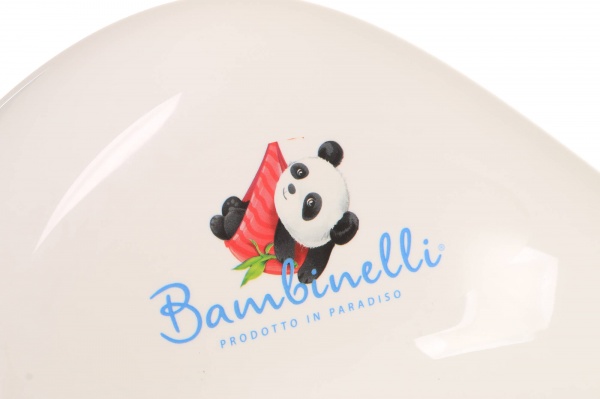 Накладка детская на унитаз Bambinelli с резинкой белый 39x30x13.5 см