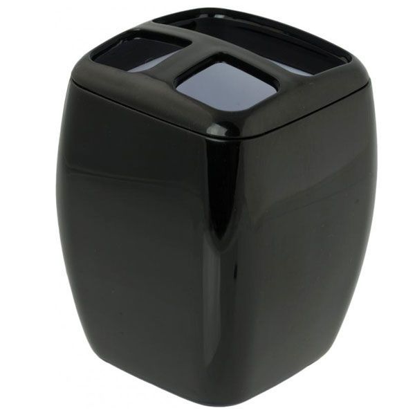 Тримач для зубних щіток Luna чорний