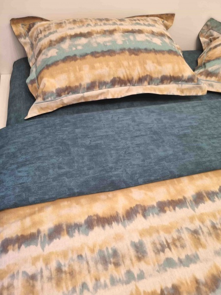 Комплект постільної білизни Смарагд євро Прованс 