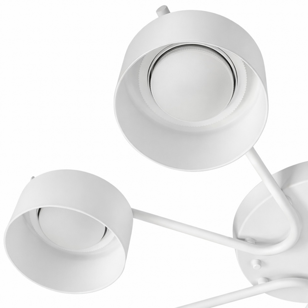 Люстра стельова LIGHT SET DUSHA MS228 8x12 Вт GX53 білий/молочний