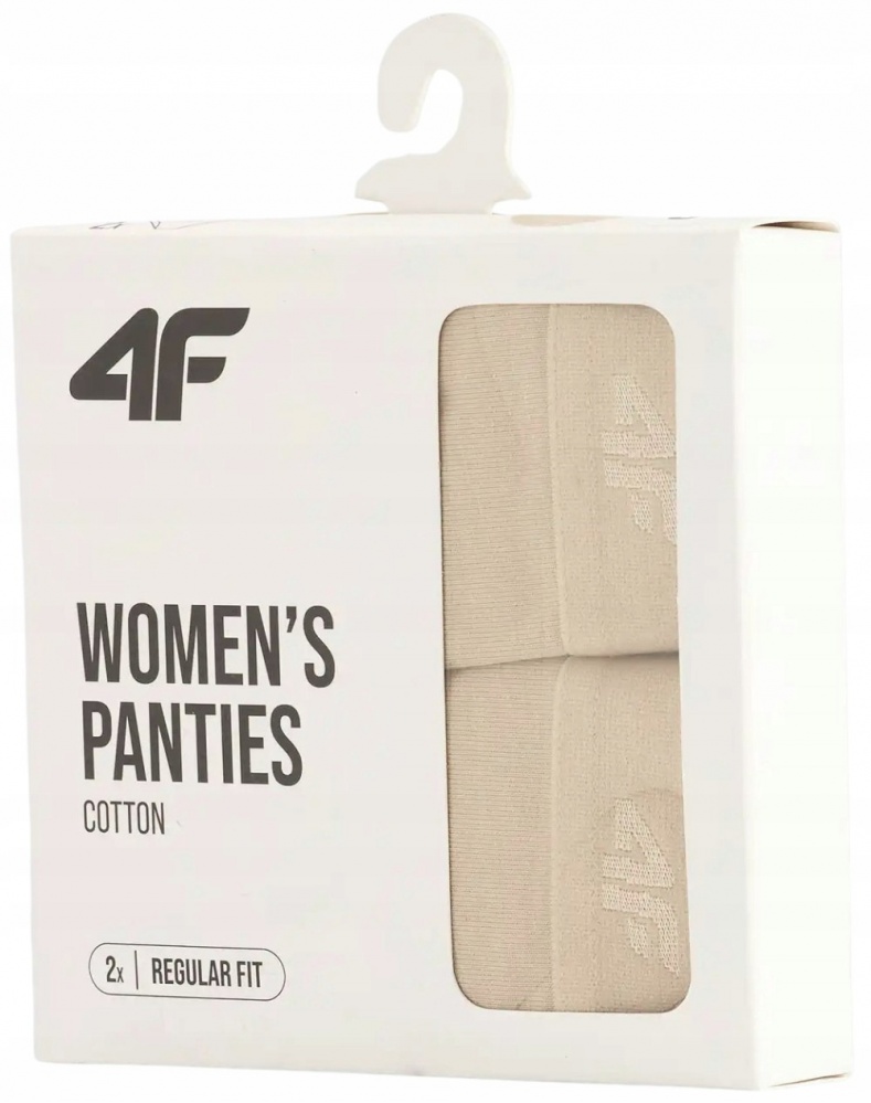 Набор трусов женские 4F 2 шт 4FWMM00UPTSF039-83S L бежевый