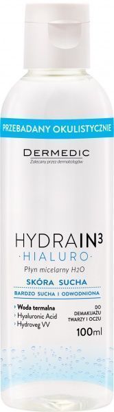 Мицеллярная жидкость Biogened HYDRAIN3 HIALURO H2O 200 мл