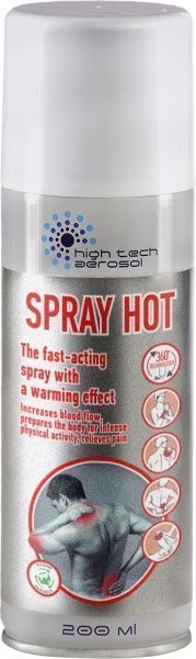 Спрей розігріваючий HTA HTA Spray Hot 200 ml Швидкодіючий розігріваючий спрей HTA Spray Hot 200 ml