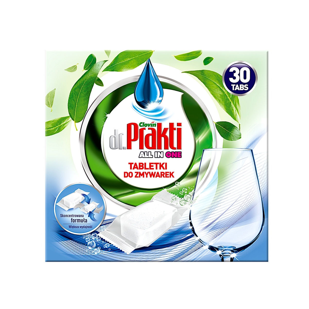 Таблетки для посудомоечных машин Dr.PRAKTI All in One 30 шт. — фото 1