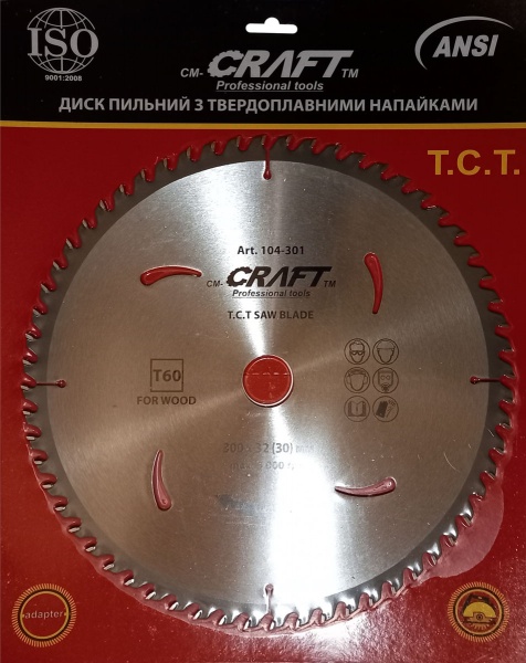 Пильный диск Craft 300x32 Z60 104-301