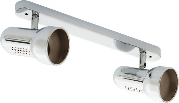 Спот Feron RAD63-2 R63 2x60 Вт E27 хром 