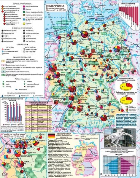 Атлас «Географія: регіони та країни 10 клас»