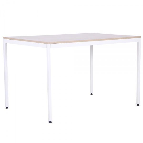 Стол обеденный AMF Art Metal Furniture Норд каркас разборный белый беж 