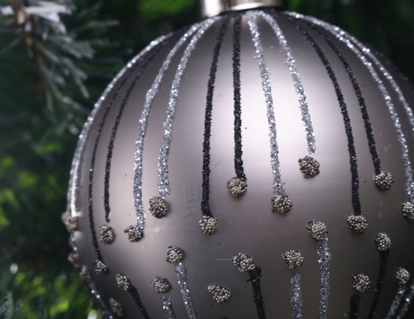 Елочная игрушка в форме шара 8 смABT620330 