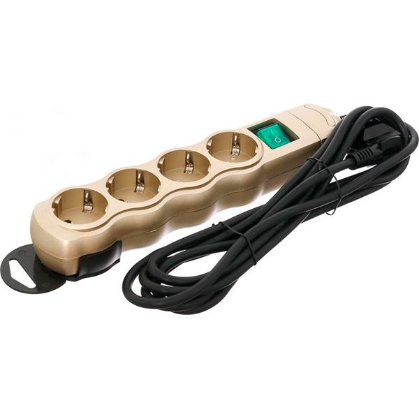 Удлинитель Expert Power с заземлением 4 гн. бронза 3 м BNG-SS4NSGR-3G10M3-B;BNG-SS4SGR- 