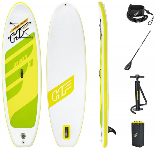 SUP-дошка Bestway Sea Breeze 305х84х12 см (65340) білий/жовтий