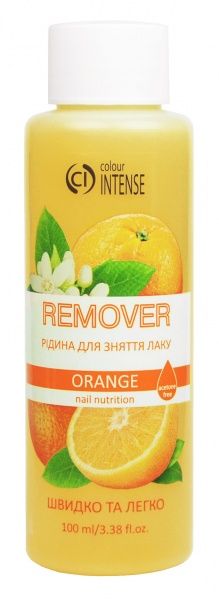 Жидкость для снятия лака Colour Intense CI без ацетона Апельсин 100 мл
