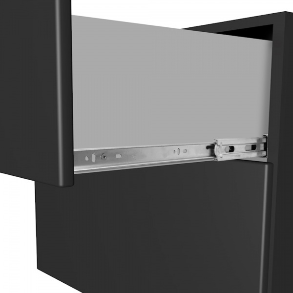 Телескопические направляющие DC 93803 с доводчиком L-300 мм Н-45 мм Премиум Лайн