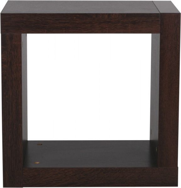 Стеллаж двухсторонний Inteo Кубус МИКС 1х1 438x438x290 мм венге 