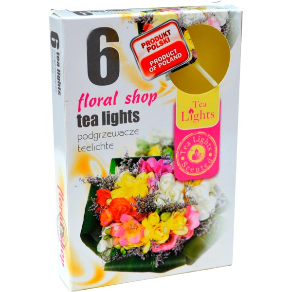 Набор свечей Цветочная лавка 6 шт.