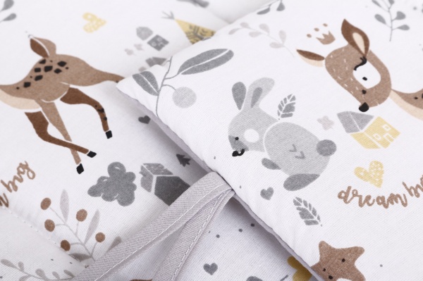 Защита на детскую кровать Forest animals beige 3 части Baby Veres бежевый 301.17 