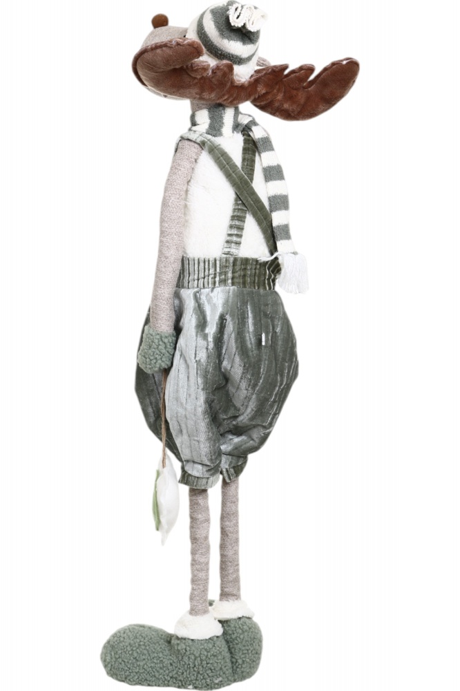 Декорація новорічна Лось на висувних ніжках 20х64 см в асортименті LF2237035AB